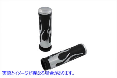 28-0451 ホットロッドフレイムスタイルグリップセット 取寄せ Vツイン Hot Rod Flame Style Grip Set (検索用／56518-02
