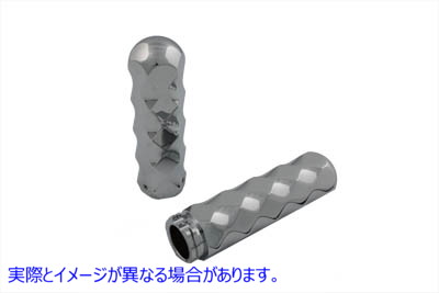 28-0586 ビレットファセットスタイルグリップセット 取寄せ Vツイン Billet Faceted Style Grip Set (検索用／