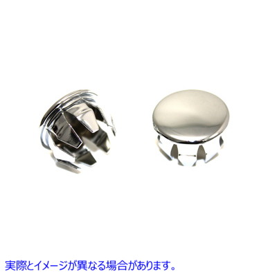 28-0618 交換用クロムホールプラグ 取寄せ Vツイン Replacement Chrome Hole Plugs (検索用／56238-62
