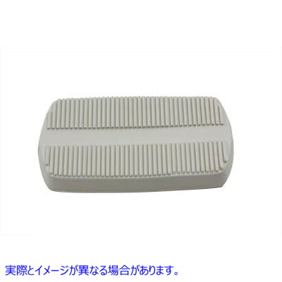 28-0621 ブレーキペダルラバー オフホワイト 取寄せ Vツイン Brake Pedal Rubber Off White (検索用／36964-67