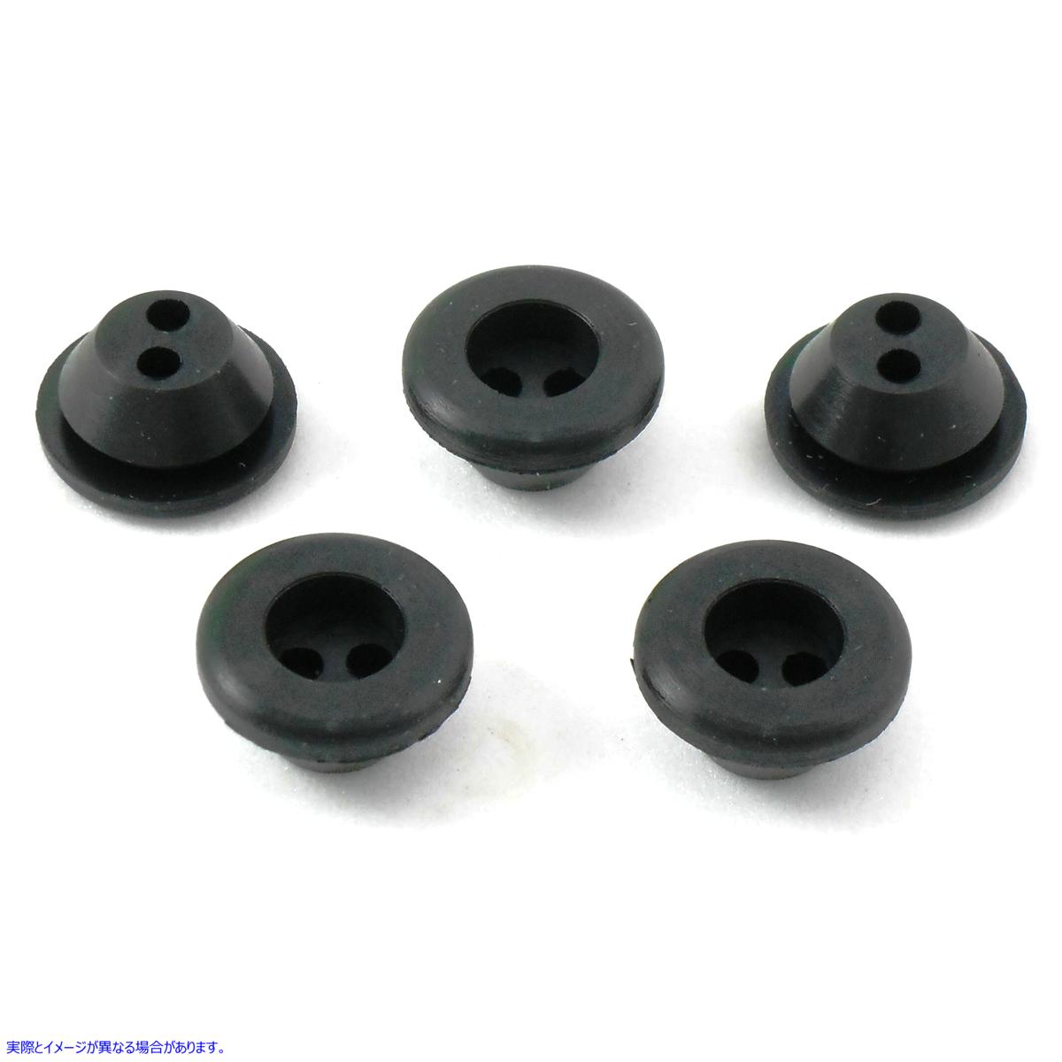 28-0666 トゥームストーンテールランプゴムブッシュ 取寄せ Vツイン Tombstone Tail Lamp Rubber Bushing (検索用／