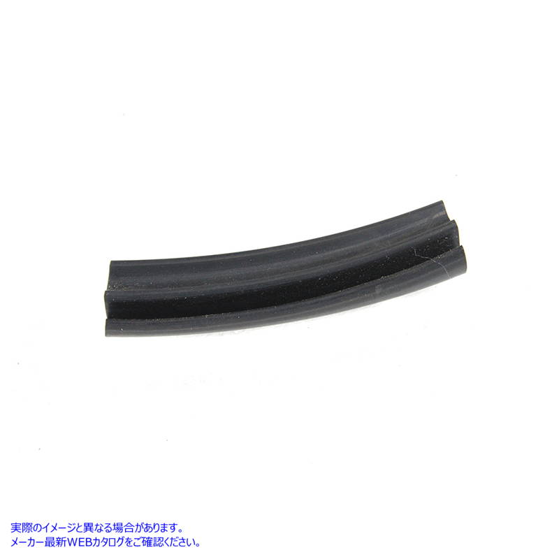 28-0669 黒色のタンクフィラーラバーストリップ 取寄せ Vツイン Black Tank Filler Rubber Strip (検索用／3502-36A