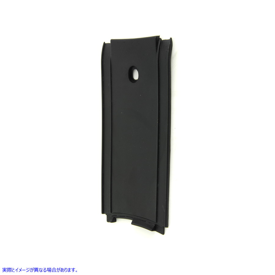 28-0714 タンクカバー ラバーディバイダー ブラック 取寄せ Vツイン Tank Cover Rubber Divider Black (検索用／61155-84B