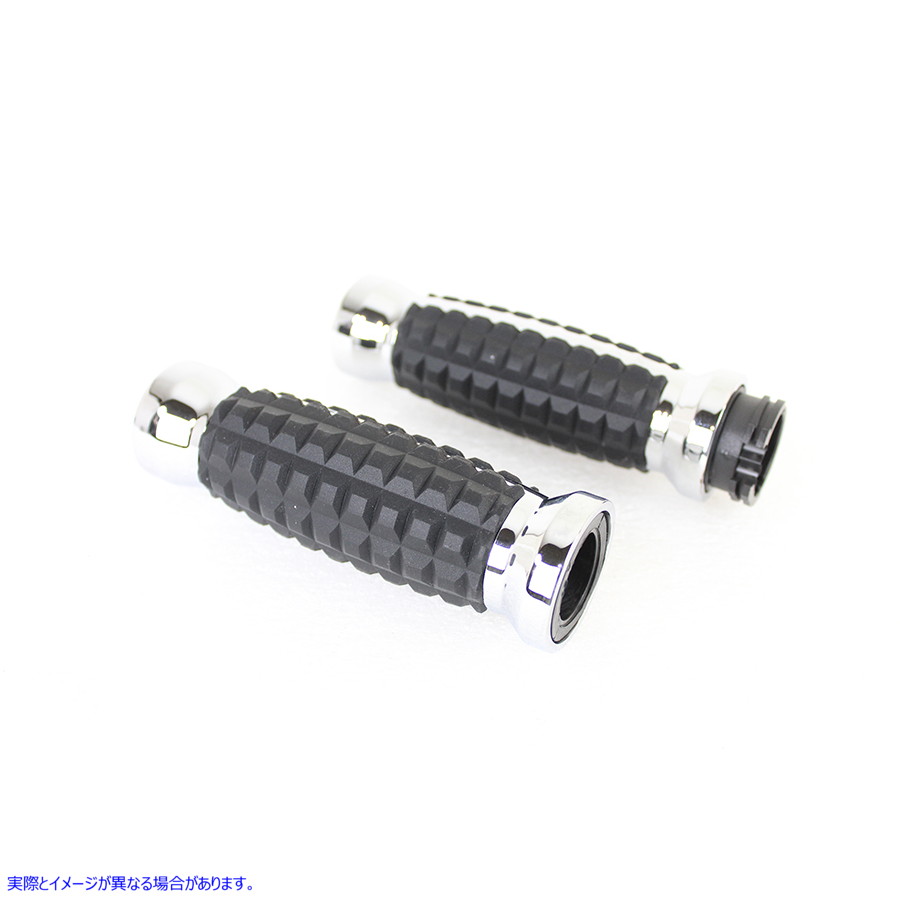 28-0897 アリゲーター スタイル グリップ セット クローム 取寄せ Vツイン Alligator Style Grip Set Chrome (検索用／
