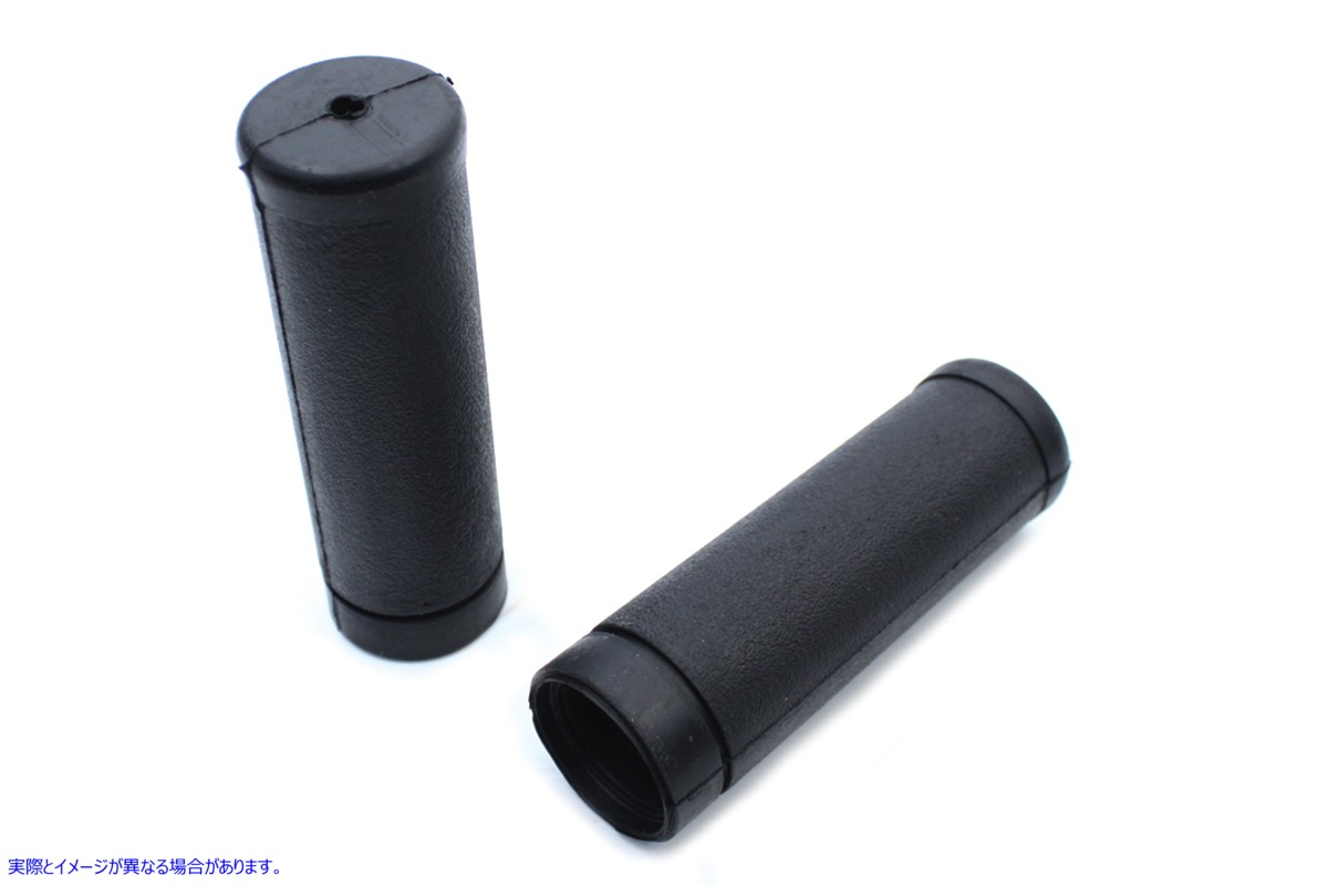 28-2016 レプリカストックスタイルブラックグリップセット 取寄せ Vツイン Replica Stock Style Black Grip Set (検索用／