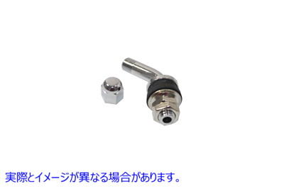 28-2136 チューブレスタイヤ用バルブステム クローム 取寄せ Vツイン Valve Stem For Tubeless Tires Chrome (検索用／