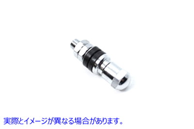 28-2139 チューブレスタイヤ用バルブステム クローム 取寄せ Vツイン Valve Stem For Tubeless Tires Chrome (検索用／
