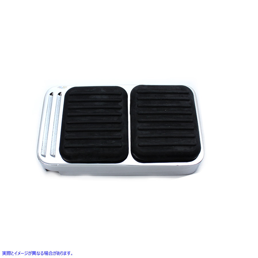 28-2226 ブレーキ ペダル パッド クローム 取寄せ Vツイン Brake Pedal Pad Chrome (検索用／