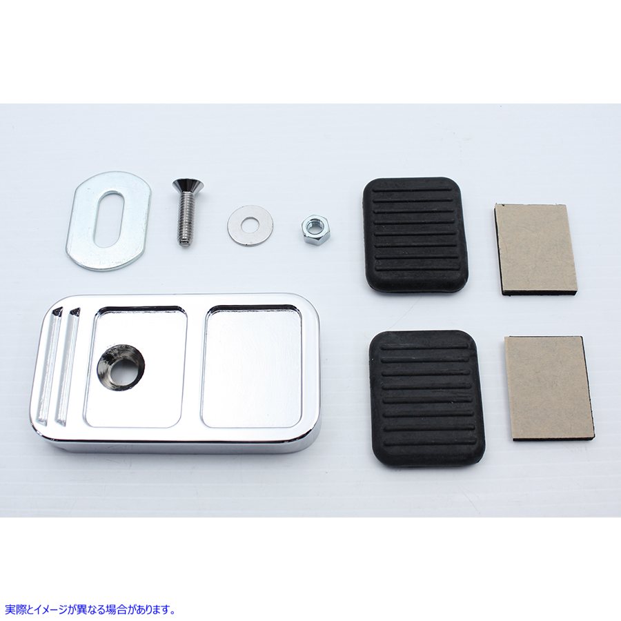 28-2257 ブレーキ ペダル パッド クローム 取寄せ Vツイン Brake Pedal Pad Chrome (検索用／
