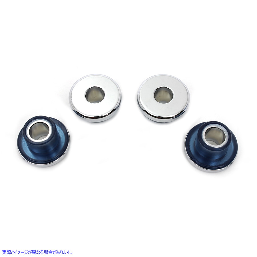 28-2259 クロームハンドルバーダンパーブッシュ 取寄せ Vツイン Chrome Handlebar Damper Bushing (検索用／