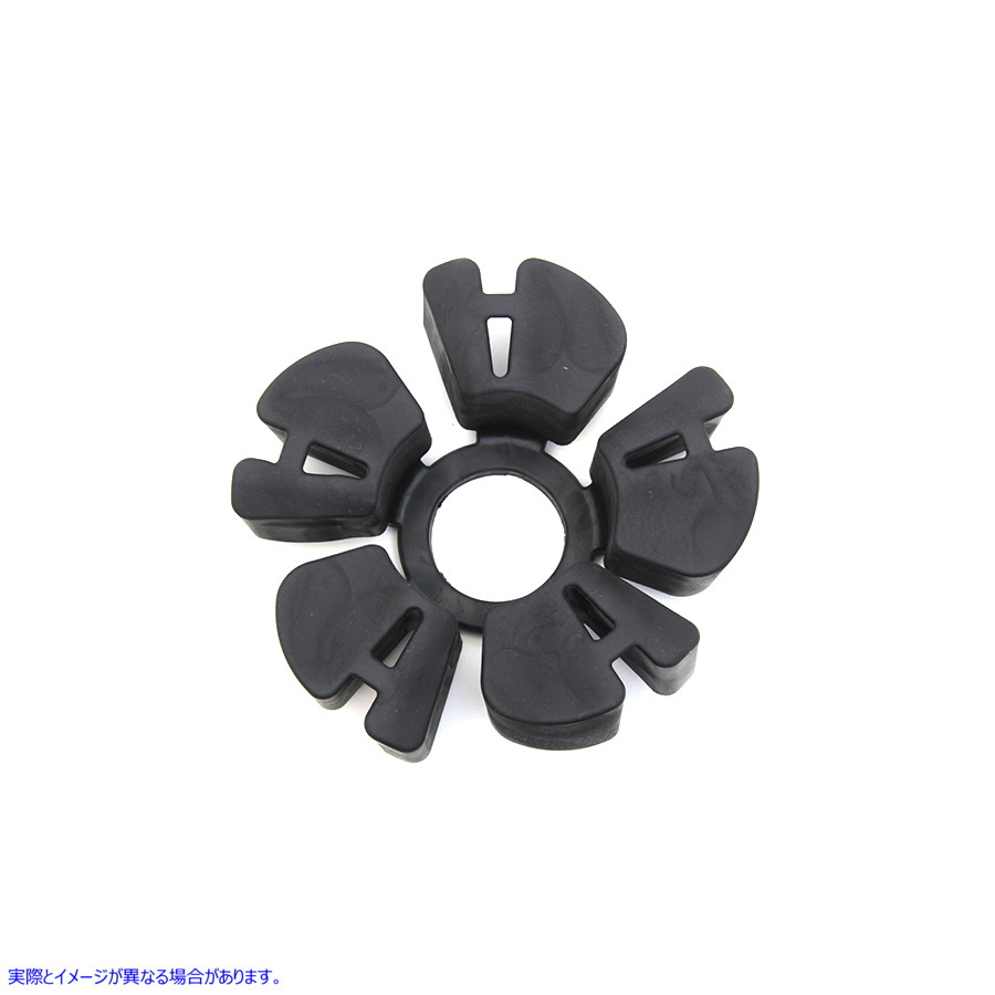 28-2261 FLT クッシュ ドライブ ダンパー ブラック ラバー 取寄せ Vツイン FLT Cush Drive Dampener Black Rubber (検索用／4027