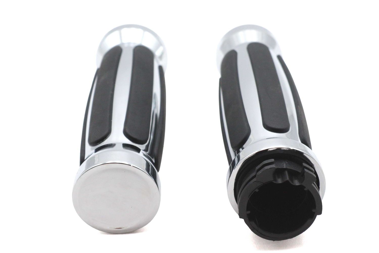 28-3590 取寄せ Vツイン Rail Style Barrel Grip Set Chrome (検索用／)