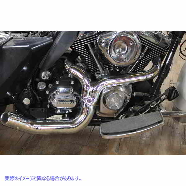 29-0041 2in1エキゾーストヘッダーセット クローム 取寄せ Vツイン 2 into 1 Exhaust Header Set Chrome (検索用／