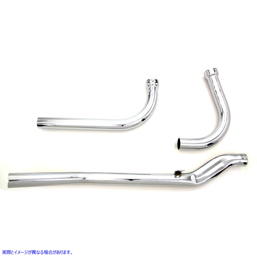 29-0092 パンヘッドアップスイープエキゾーストヘッダーセット 取寄せ Vツイン Panhead Upsweep Exhaust Header Set (検索用／ P