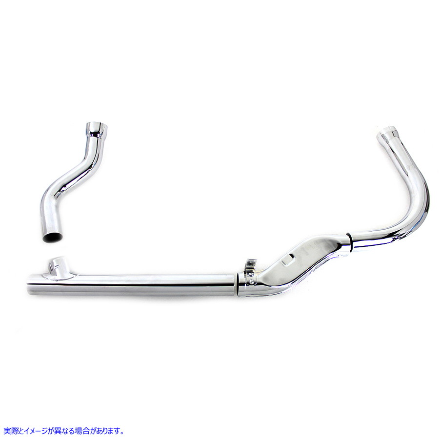29-0174 2 in 1 エキゾーストパイプ クローム ヘッダー セット 取寄せ Vツイン Duo Glide Exhaust Header Set Chrome (検索用／