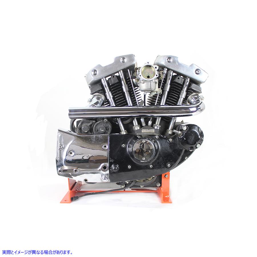 29-0203 2:1 シャム ハイエキゾースト ヘッダー クローム 取寄せ Vツイン 2:1 Siamese Hi-Exhaust Header Chrome (検索用／