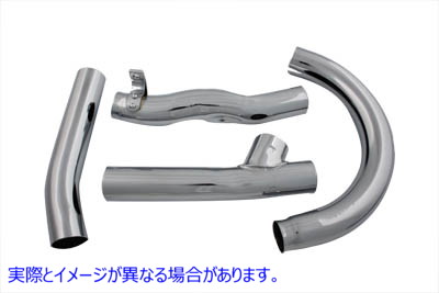 29-1104 エキゾーストシステム クローム 取寄せ Vツイン Exhaust System Chrome (検索用／