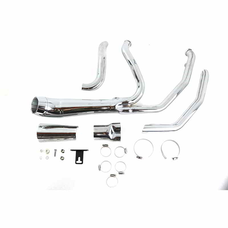 29-2107 サイクロン 1-3/4 インチ 2 into 1 エキゾーストヘッダー セット クローム Cyclone 1-3/4 inch 2 into 1 Exhaust Header