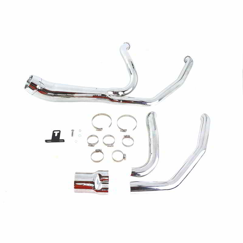 29-2110 サイクロン 1-3/4 インチ 2 into 1 エキゾーストヘッダー セット クローム Cyclone 1-3/4 inch 2 into 1 Exhaust Header