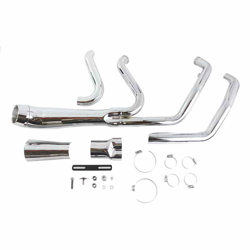 29-2116 Cyclone 1-3/4 インチ 2 into 1 エキゾーストヘッダー セット ブラック 取寄せ Vツイン Cyclone 1-3/4 inch 2 into 1 Ex