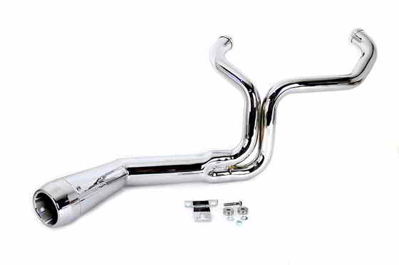 29-2118 工場サンプル FLT オフセットメガホン 2:1 1-3/4 インチエキゾースト 取寄せ Vツイン Factory Sample FLT Offset Megaph