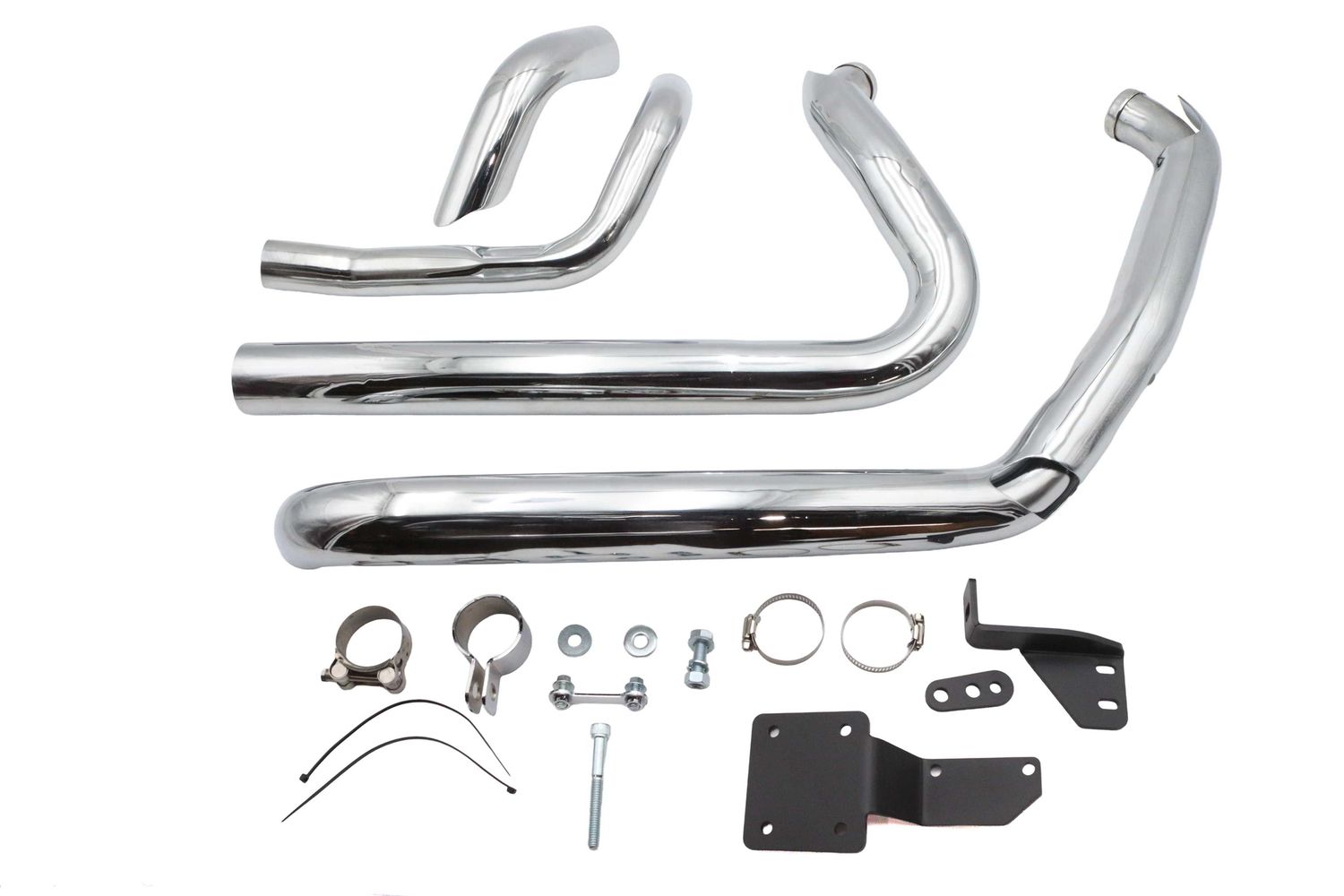 29-2131 取寄せ Vツイン Factory Sample Wyatt Gatling Dresser True Dual Exhaust Set (検索用／)