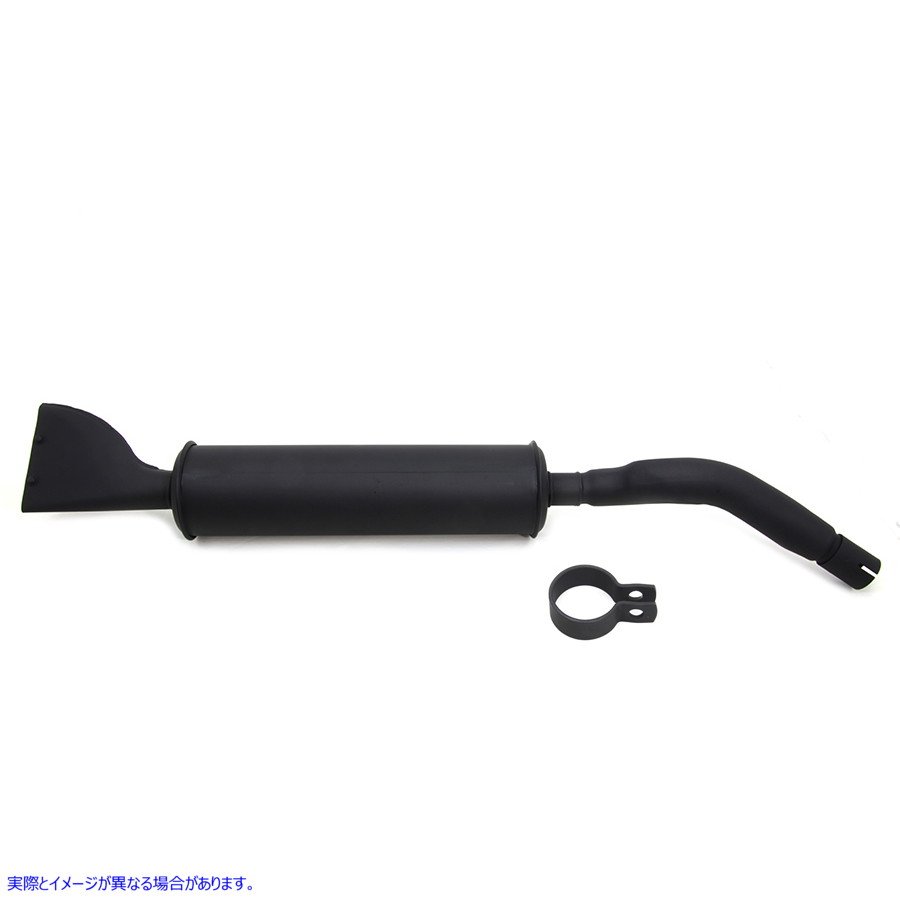 30-0020 ブラック サーヴィカー マフラー 取寄せ Vツイン Black Servi-Car Muffler (検索用／65309-51