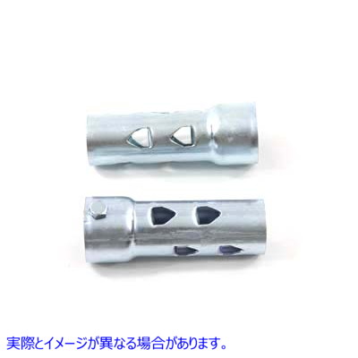 30-0101 スチール 1-1/2 インチ パイプ バッフル セット 取寄せ Vツイン Steel 1-1/2 inch Pipe Baffle Set (検索用／