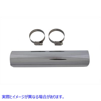30-0122 ストレート排気熱シールド 取寄せ Vツイン Straight Exhaust Heat Shield (検索用／