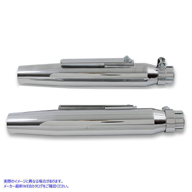 30-0148 テーパードスリップオンマフラーセット 取寄せ Vツイン Tapered Slip on Muffler Set (検索用／