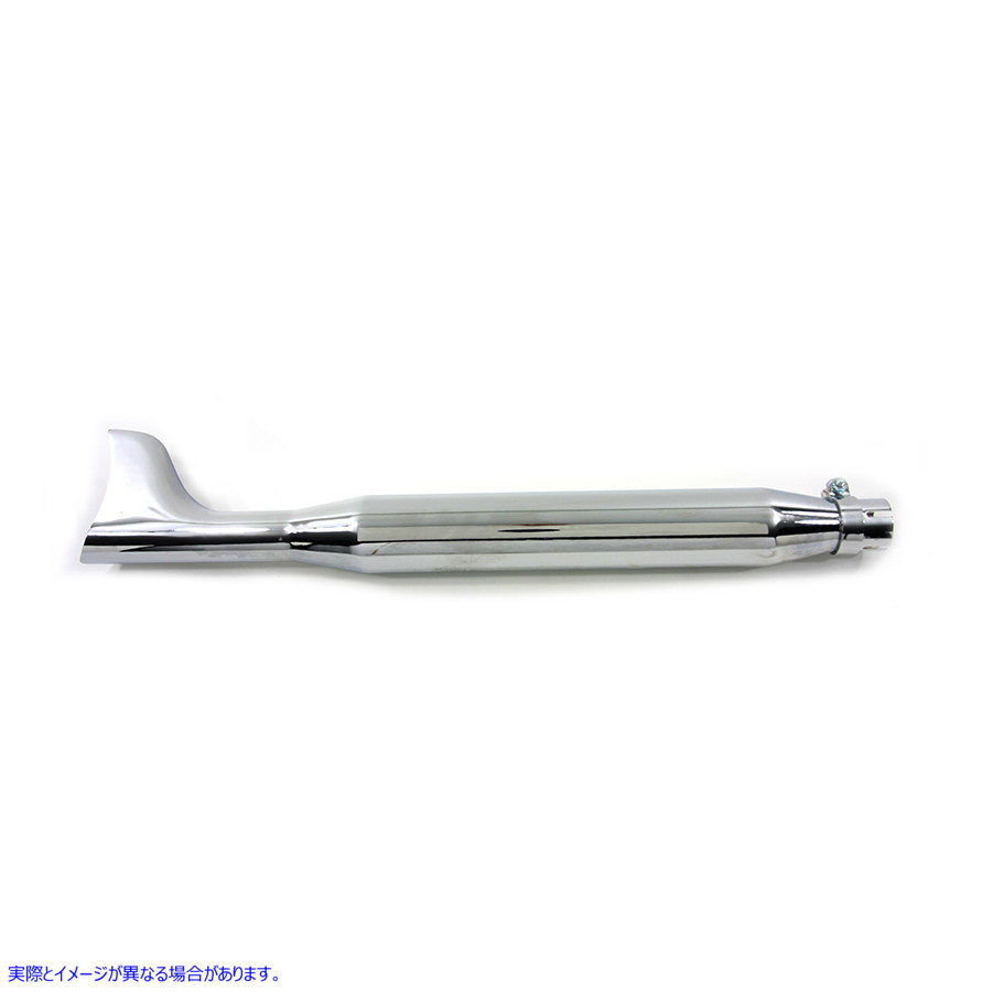 30-0151 クロームフィッシュテールマフラー 30インチ 取寄せ Vツイン Chrome Fishtail Muffler 30 inch (検索用／