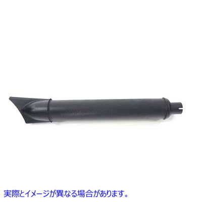 30-0163 ブラックストック交換用マフラー 取寄せ Vツイン Black Stock Replacement Muffler (検索用／65251-41