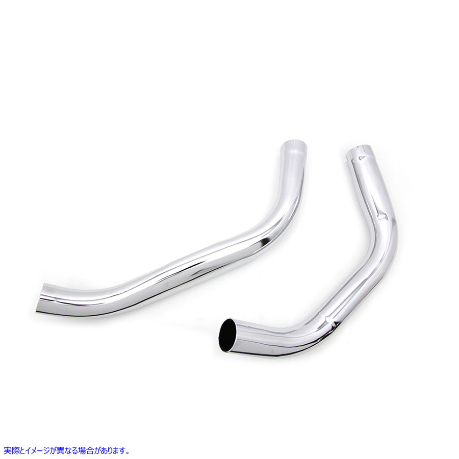 30-0193 レプリカエキゾーストヘッダーセット クローム Replica Exhaust Header Set Chrome 取寄せ Vツイン (検索用／65491-62 6