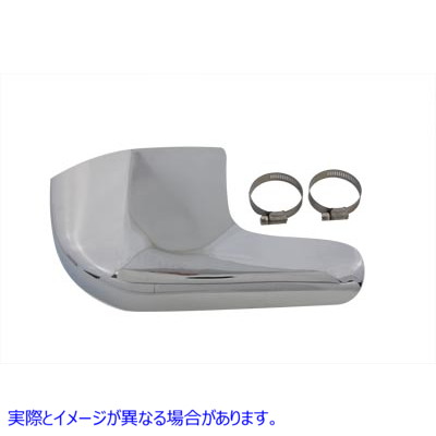 30-0211 左上の排気熱シールド 取寄せ Vツイン Top Left Exhaust Heat Shield (検索用／65710-65