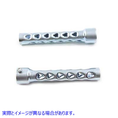30-0216 スチール 1-3/4 インチ パイプ バッフル セット 取寄せ Vツイン Steel 1-3/4 inch Pipe Baffle Set (検索用／
