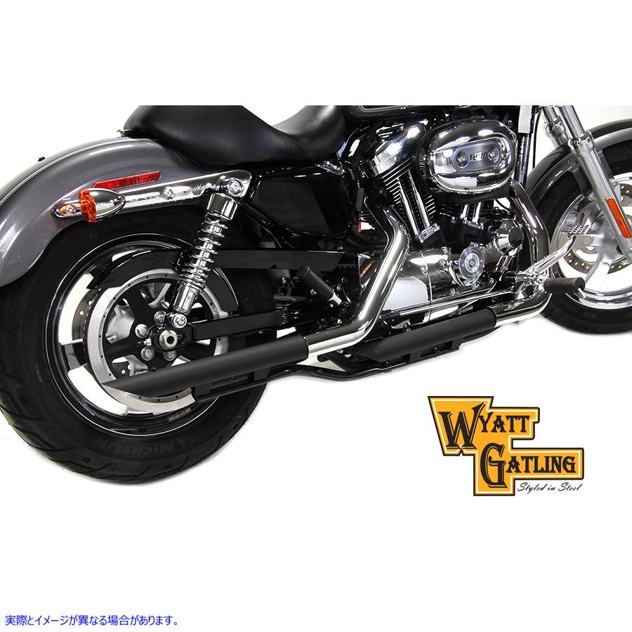 30-0446 ワイアットガトリングエキゾーストパイプエクステンションセット 取寄せ Vツイン Wyatt Gatling Exhaust Pipe Extension