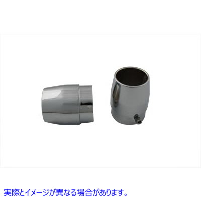 30-0453 ストレートエキゾーストパイプチップセット 取寄せ Vツイン Straight Exhaust Pipe Tip Set (検索用／