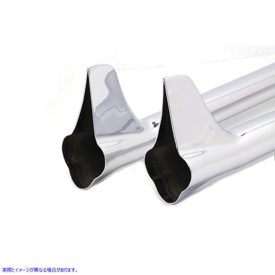 30-0495 30 インチ ストレート エキゾースト パイプ (ブロンクス テール セット付き) 取寄せ Vツイン 30 inch Straight Exhaust