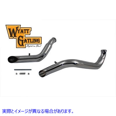 30-0544 ワイアット ガトリング LAF エキゾースト ヘッダー セット 取寄せ Vツイン Wyatt Gatling LAF Exhaust Header Set (検索