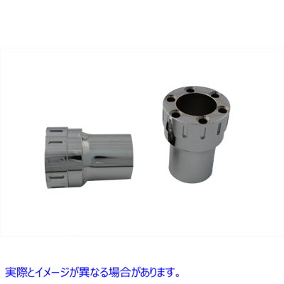 30-0576 6 ガンエキゾーストパイプエンドセット 取寄せ Vツイン Six Gun Exhaust Pipe End Set (検索用／