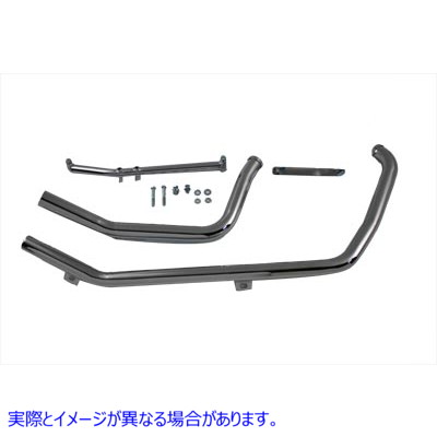 30-0589 排気ヘッダー セット アップスイープ Exhaust Header Set Upsweep 取寄せ Vツイン (検索用／ Paughco 726B2