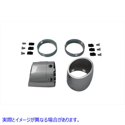 30-0601 3-1/2インチマフラー用スラッシュスタイルチップ 取寄せ Vツイン Slash Style Tips for 3-1/2 inch Muffler (検索用／65