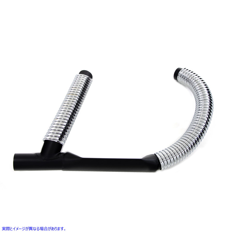 30-0640 45 インチ エキゾースト ヘッダー セット (フレックス カバー付き) 取寄せ Vツイン 45 inch Exhaust Header Set with Fl