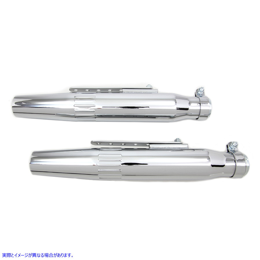 30-0642 ワイアットガトリングテーパードマフラーセット 取寄せ Vツイン Wyatt Gatling Tapered Muffler Set (検索用／
