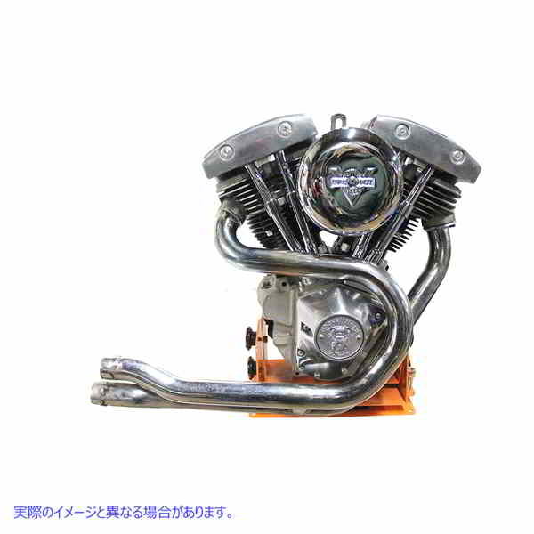30-0645 アルファベット FX-FXE エキゾーストヘッダーセット クローム 取寄せ Vツイン Alphabet FX-FXE Exhaust Header Set Chro