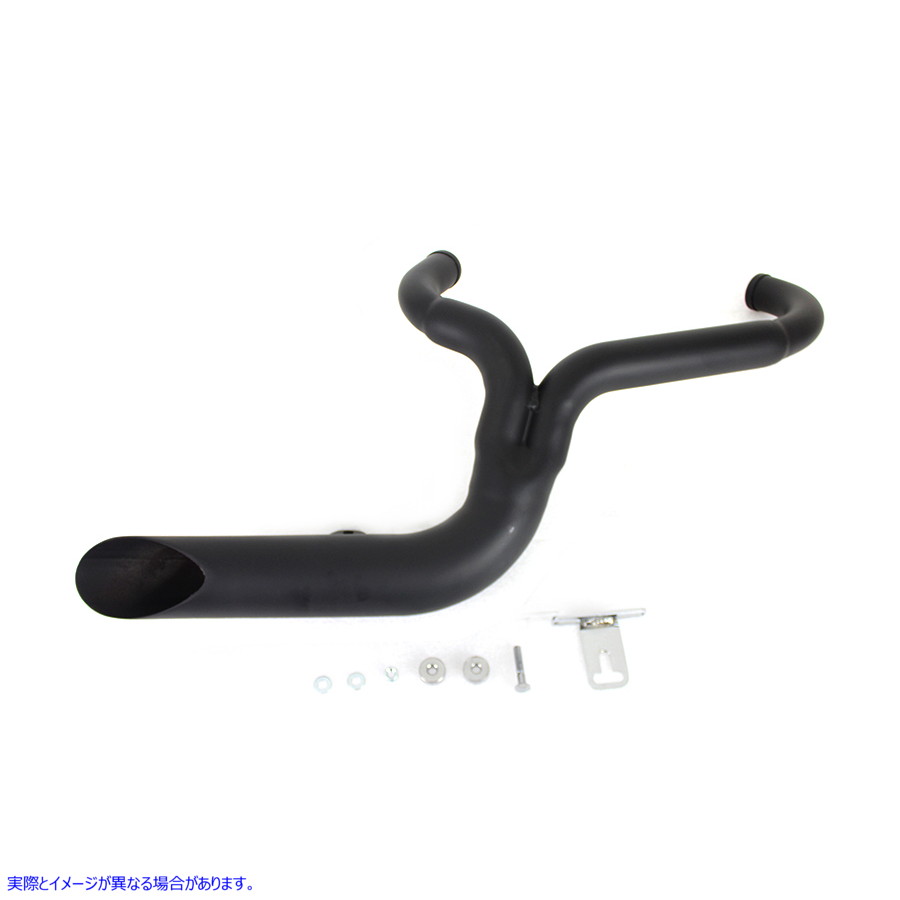 30-0679 FXD 2:1 レイクサイド パイプ エキゾースト ブラック 取寄せ Vツイン FXD 2:1 Lake Side Pipe Exhaust Black (検索用／