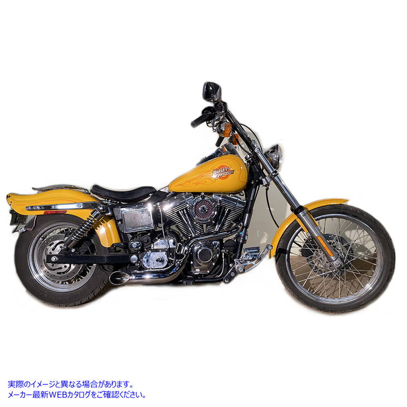30-0711 FXD 2:1 レイクサイド パイプ エキゾースト クローム 取寄せ Vツイン FXD 2:1 Lake Side Pipe Exhaust Chrome (検索用／