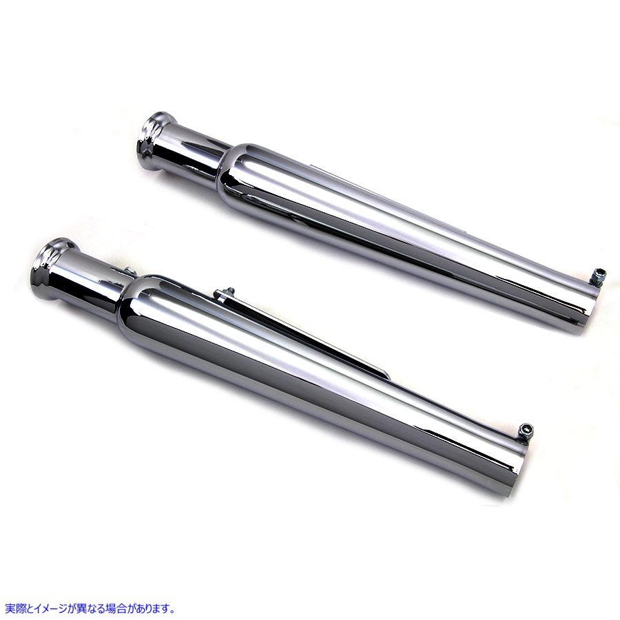 30-0794 20インチメガホンスリップオンマフラーチップ 取寄せ Vツイン 20 inch Megaphone Slip on Muffler Tips (検索用／