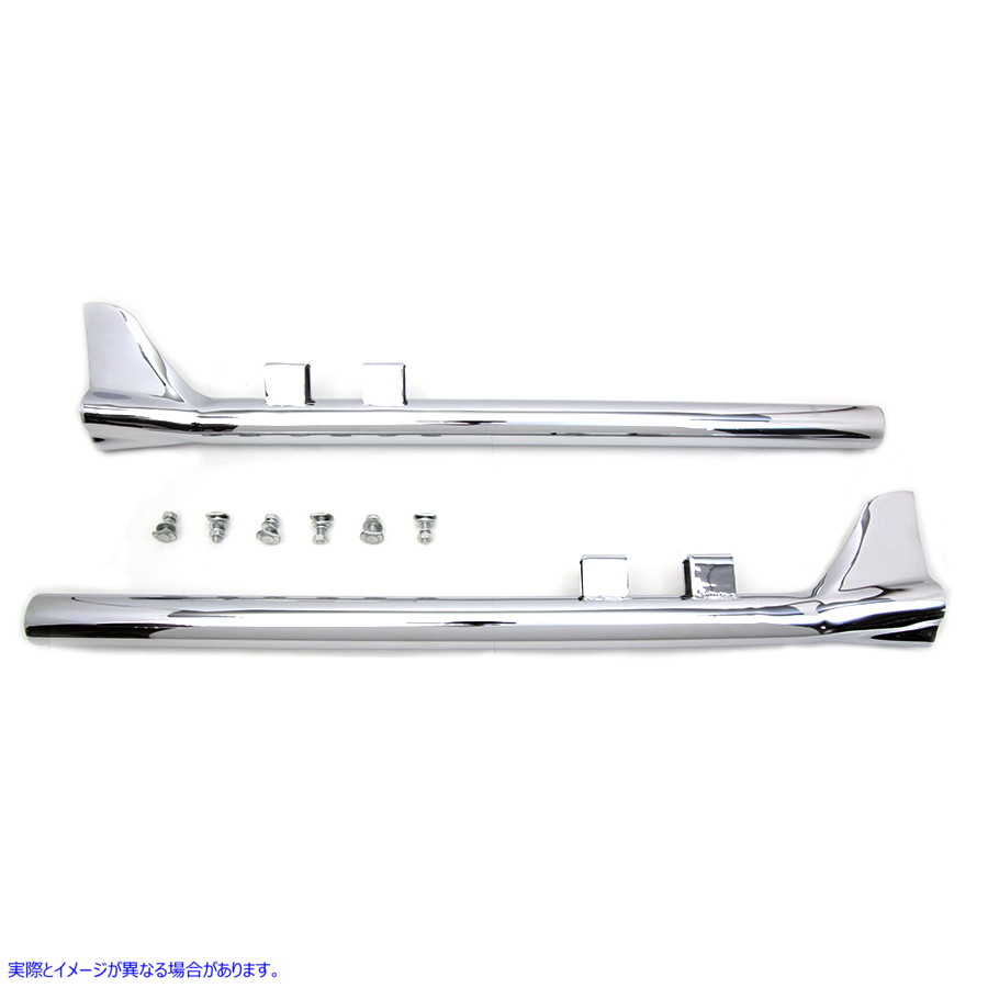 30-0805 33 インチ ブロンクス ストレート テール セット クローム 取寄せ Vツイン 33 inch Bronx Straight Tail Set Chrome (検