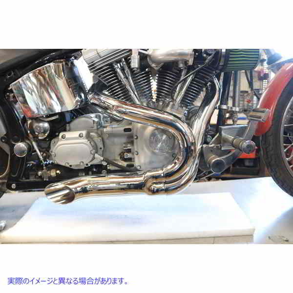 30-0835 クローム ワイアット ガトリング 2 into 1 排気管ヘッダー キット 取寄せ Vツイン Chrome Wyatt Gatling 2 into 1 Exhau